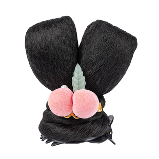 古装汉服假发儿童发髻抓夹假发包古风发饰敦煌飞仙女童头饰中国风