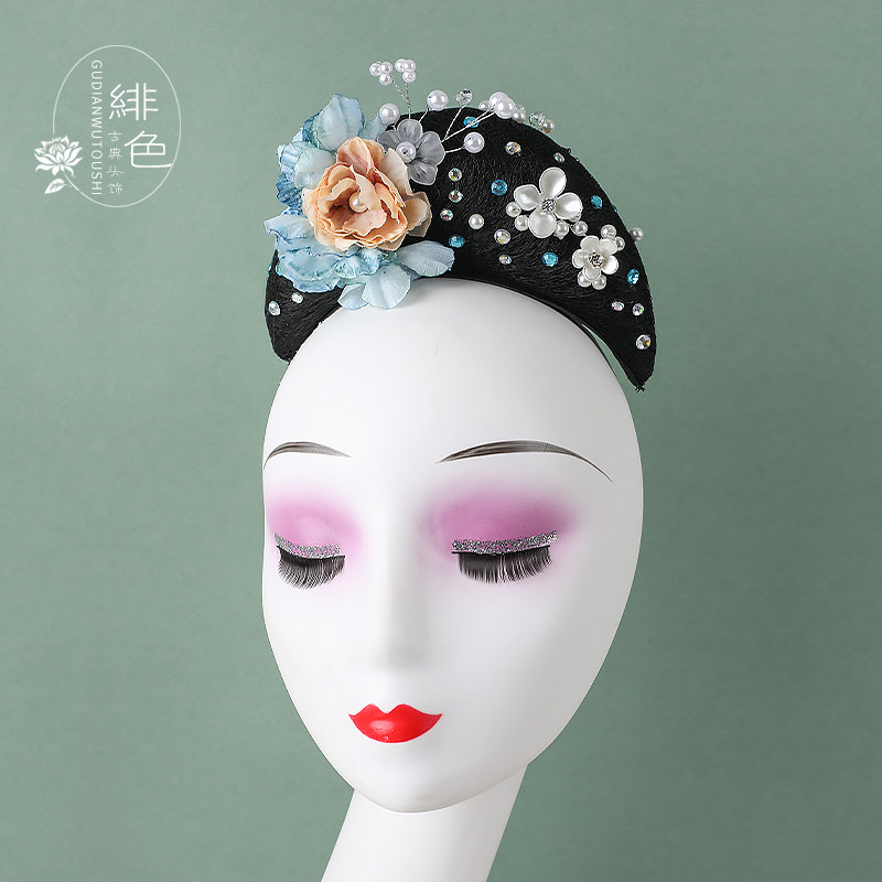 寒衣疏影头饰古典舞一砚梨花雨桃李杯独舞艺考演出舞蹈扇子舞表演,美发护发/假发,发包/丸子,淘宝优惠券,粉丝福利购,淘宝优惠卷