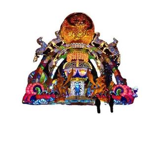 灯光景观雕塑新型内透玻璃钢雕塑灯光亮化雕塑灯光景观雕塑