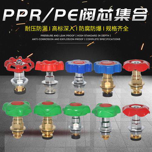 PPRPE停止阀阀芯升降式停止阀闸阀阀芯20 4分25 6分水管管件配件