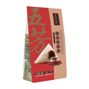 五芳斋粽子细沙枣泥粽真空100克*10只端午节嘉兴粽子囤货早餐速食