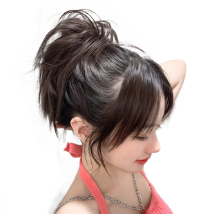 鸡窝头假发鸡毛头发夹女后脑勺抓夹盘发神器辣妹丸子头发饰假发包