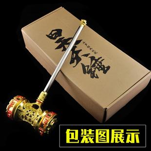 斗罗陆唐三昊 天锤闪光版武魂殿令牌佛怒唐莲合金玩具模型摆件