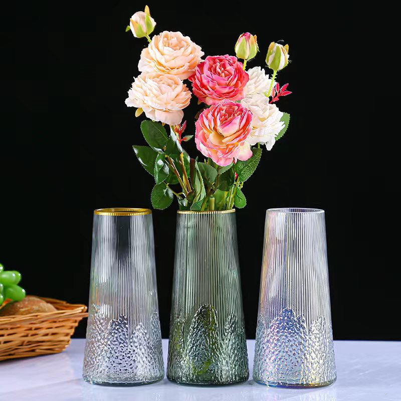 花瓶摆件客厅插花水养玻璃富贵竹