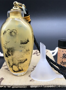 手绘内画瓶鼻烟壶中国风衡水特色工艺品送领导同事老外出国礼品