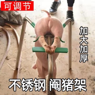 阉割架小猪阉割器不锈钢仔猪用阉猪器阉割刀工具养猪设备阉猪架