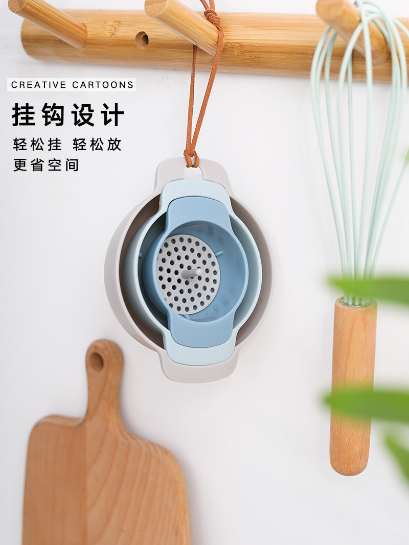 漏斗家用厨房大小口径过滤网塑料杨枝甘露瓶子奶茶饮料罐漏斗套装