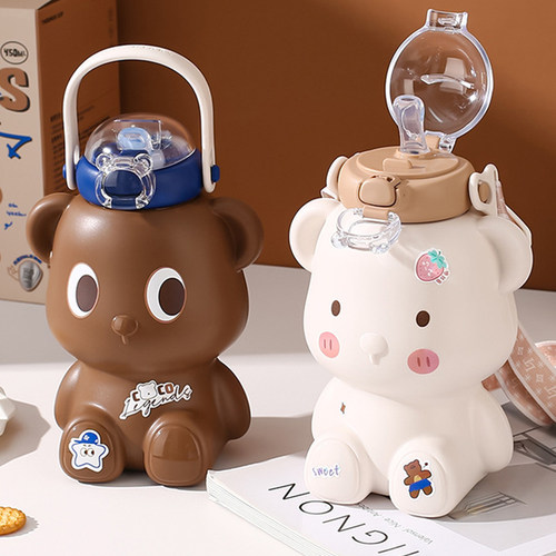 儿童保温杯食品级316吸管杯子