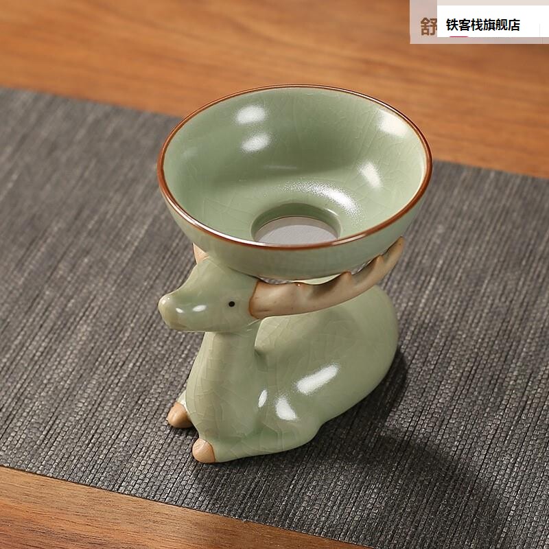 汝窑茶宠开瓷片可养纯色玩陶蛋品茶桌仿真茶鸡个性创意茶艺饰摆件