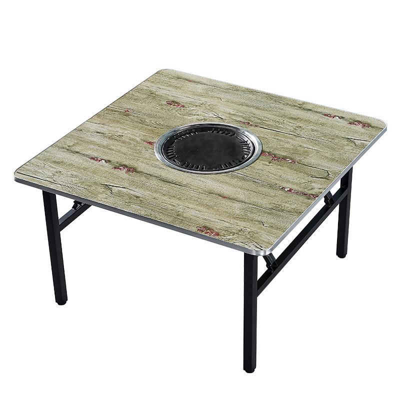 摊烧烤桌商用家用室外户外折叠烙锅洋芋地摊烤肉桌韩式火锅桌子