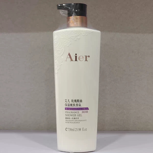 艾儿玫瑰精油保湿嫩肤香氛沐浴露738ml润养肌肤深层清洁滋润浴乳