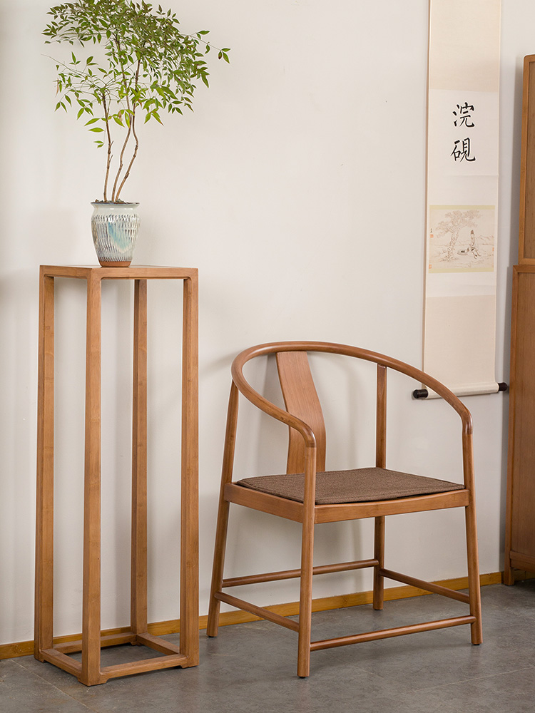 介璞新中式扶摇圈椅主人扶手茶打坐椅子餐椅太师官帽椅榫卯结构