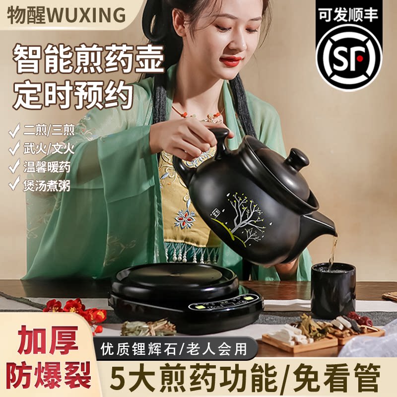 物醒中药壶全自动煎药壶分体壶中药煲家用药罐电砂锅熬药锅中医壶