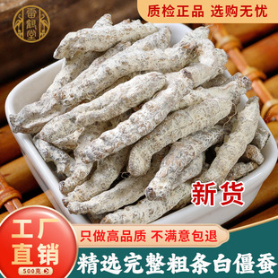 僵蚕中药材500g正品官方旗舰店白僵蚕四川新货炒姜蚕粉乌梅威灵仙