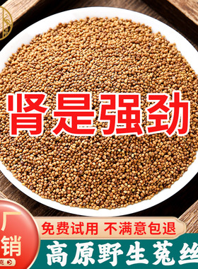菟丝子中药材正品500g内蒙野生兔丝子茶正品旗舰店沙苑子男士泡酒