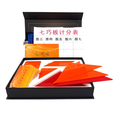 七巧板拓展游戏道具精装套装