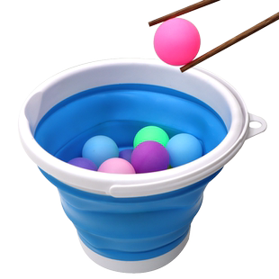 筷子夹球游戏道具拓展团建年会小游戏趣味运动会夹球接力游戏道具