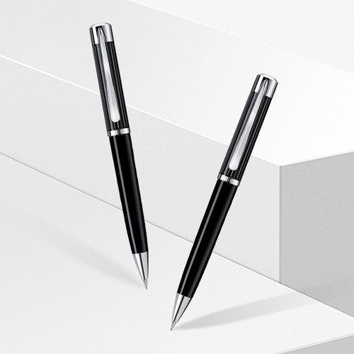 Pelikan百利金领袖Ductus D3100黑银色机械式自动铅笔0.7mm 礼盒商务送礼刻字收藏级高档自动铅笔 德国进口