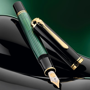 系列钢笔18K金双色笔尖墨水笔 M800经典 商务送礼 Souveran Pelikan百利金帝王