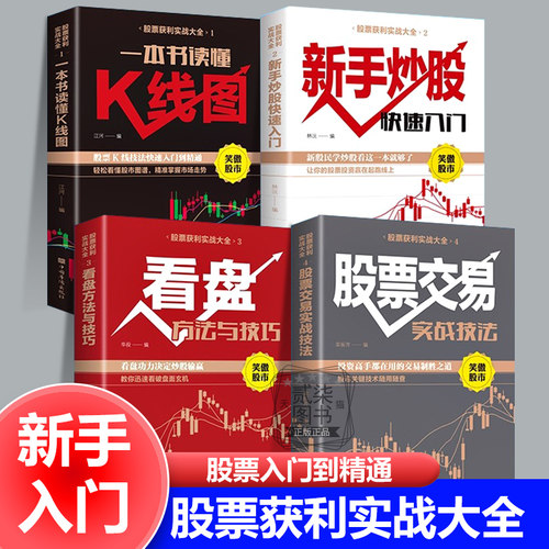 股票快速入门到精通 看盘方法与技巧 看懂K线图 实战技巧方法 新手小白入门金融类炒股经济投资理财书籍股票交易操盘大作手回忆录