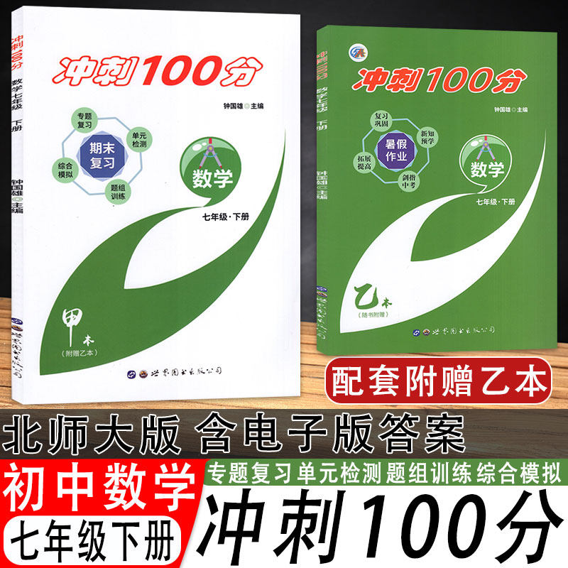 冲刺100分七年级下册数学