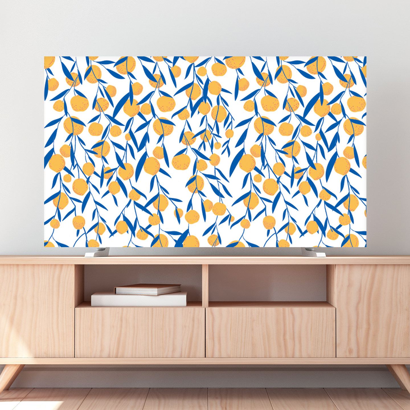 夏日风景新款液晶电视机防尘罩55寸43布艺75盖布65英寸电脑罩套42