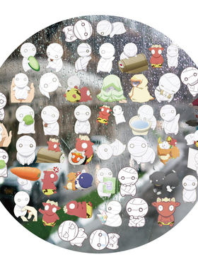 小木乃伊到我家UV转印贴动漫电动牙刷防水晶标手机壳头盔装饰贴纸