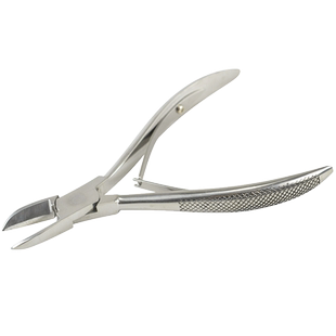 约克YORK大号仔猪剪牙钳14cm花柄防滑仔猪剪牙剪平口剪一把