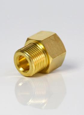 精酿啤酒 黄铜接头外螺纹W21.8转内螺纹啤酒配件 KL15561 KegLand