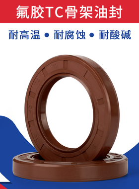 氟胶TC骨架油封28*35*44*48*62*7*8*11*10*12耐高温耐腐蚀FKM FPM