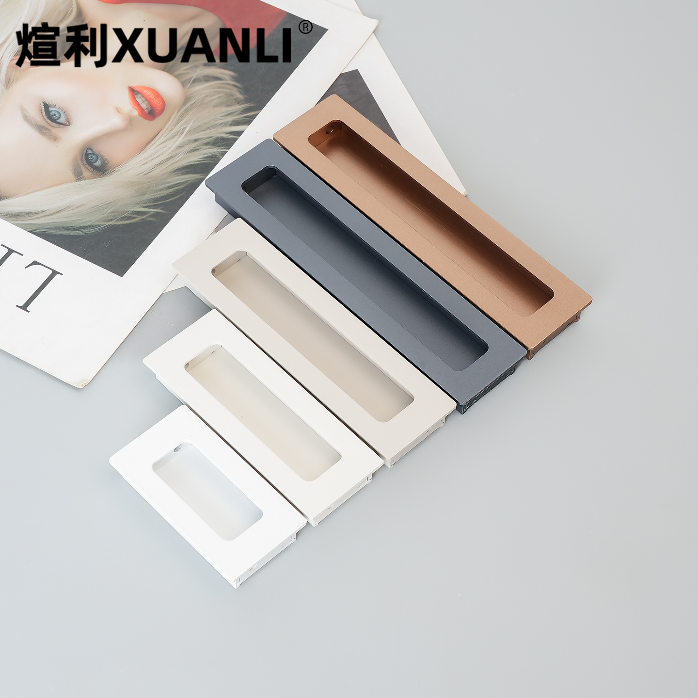 煊利Orig.抽屉开槽暗拉手羊绒灰