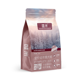 松狮犬幼犬专用狗粮冻干双拼粮全价小中型犬通用宠物粮食5斤10斤