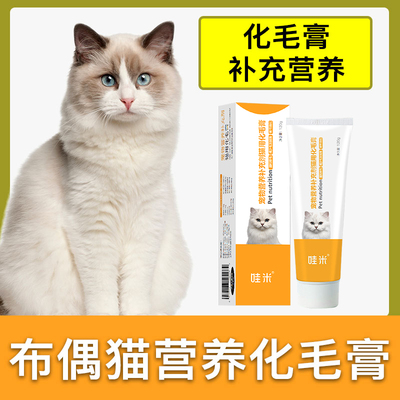 布偶化毛膏猫咪幼猫维生素