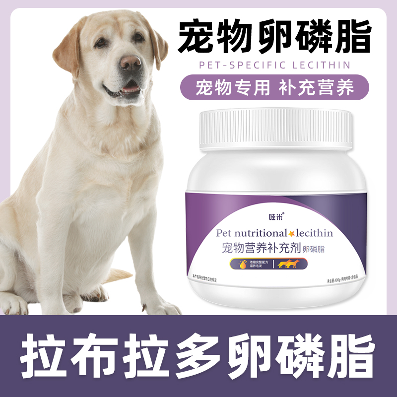 拉布拉多美毛海藻粉宠物卵磷脂
