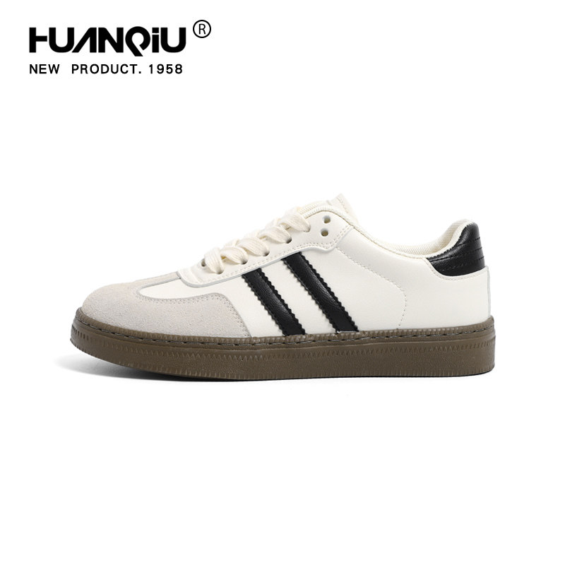 环球复古德训鞋女2023夏季新款原创爆款鞋子休闲百搭超火阿甘板鞋