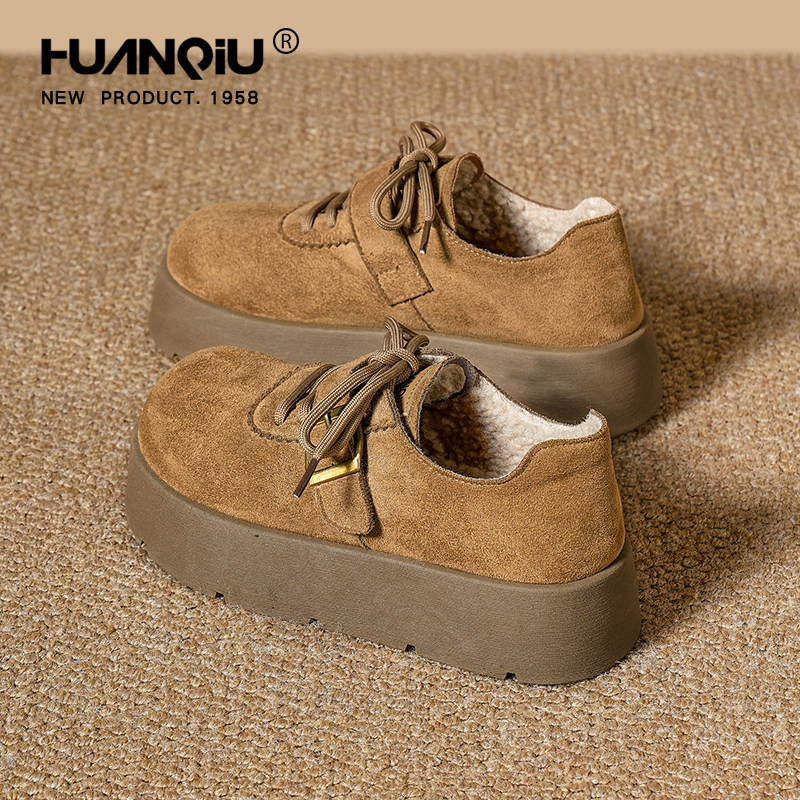 环球官方旗舰店厚底雪地靴女