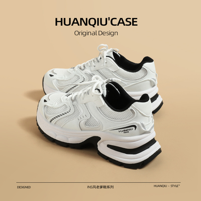 环球厚底老爹鞋女款2025