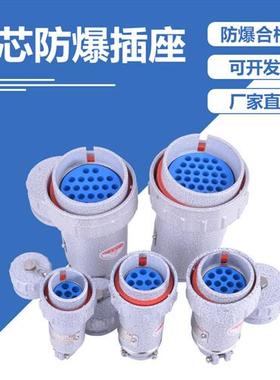 友泰防爆连接器无火花插销YTGZ插头插座航插16A32A对插