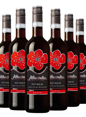 F-04-6 红花QbA优质黑皮诺PinotNoir/丽晶Regent混酿半甜型红葡萄