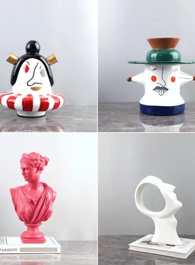 卡通树脂花魁人物断臂维纳斯摆件