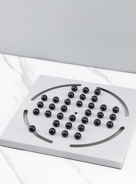 高档艺术五子跳跳棋金属棋盘摆件