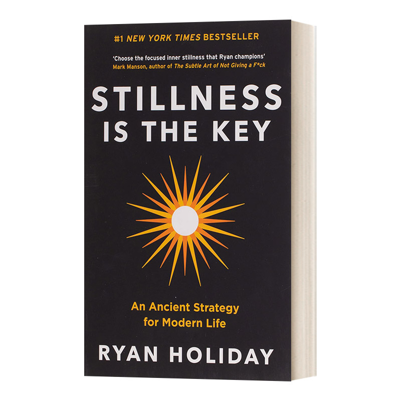 英文原版 Stillness is the Key 沉静是关键 纽约时报 华尔街日报畅销书 瑞安 霍利迪 英文版 进口英语原版书籍