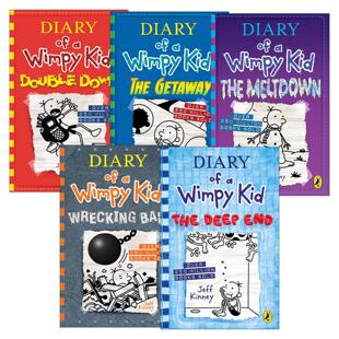 英文原版 Diary of a Wimpy Kid 小屁孩日记11-15册 新版 章节桥梁书 英文版 进口英语原版书籍