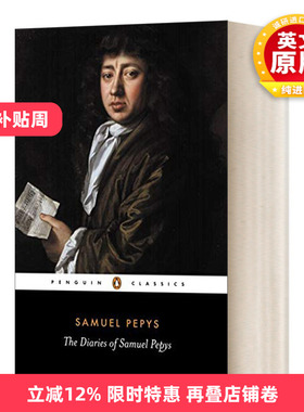 英文原版 The Diary of Samuel Pepys A Selection 塞缪尔·佩皮斯日记选集 英文版 进口英语原版书籍