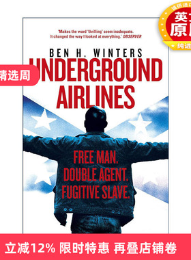 英文原版 Underground Airlines 地下航线 英文版 进口英语原版书籍