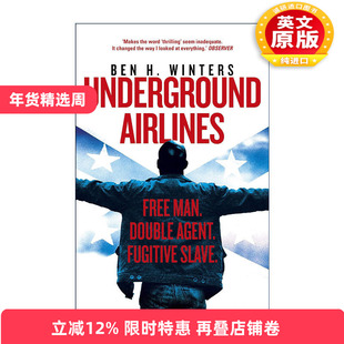 英文原版 Underground Airlines 地下航线 英文版 进口英语原版书籍