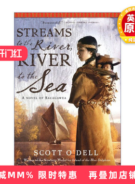 英文原版 Streams to the River  River to the Sea 野花的脚印 1987斯科特历史小说奖 纽伯瑞银奖作者 英文版 进口英语原版书籍