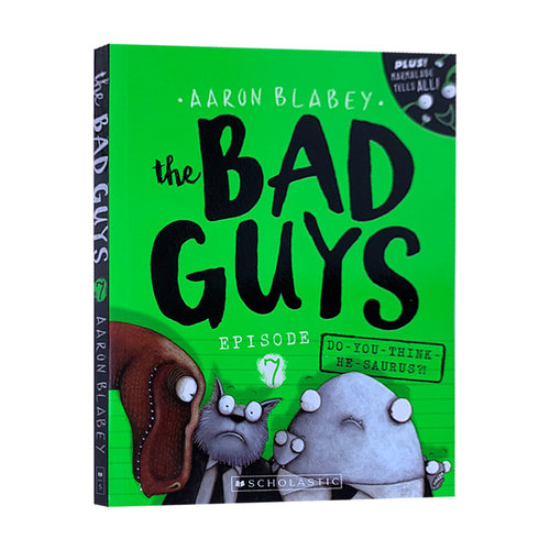 我是大坏蛋7 英文原版 The Bad Guys Episode 7 英文版儿童英语黑白漫画章节书 电影小说桥梁书 进口原版书籍 Aaron Blabey