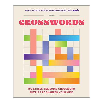 英文原版 100 Stress-Relieving Crossword Puzzles to Sharpen Your Mind 100个缓解压力的填字游戏 益智迷题 英文版 进口英语
