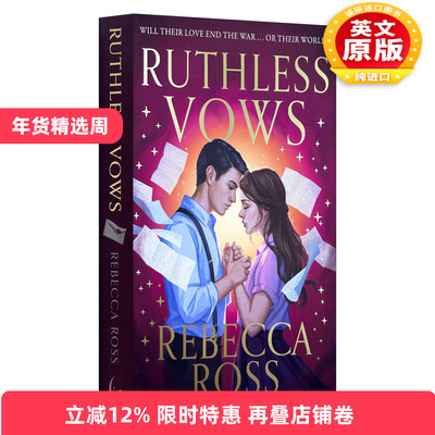 英文原版 Ruthless Vows 残酷誓约 魔法信件2 丽贝卡·罗斯战时奇幻爱情小说 魔法之河系列作者 英文版 进口英语原版书籍